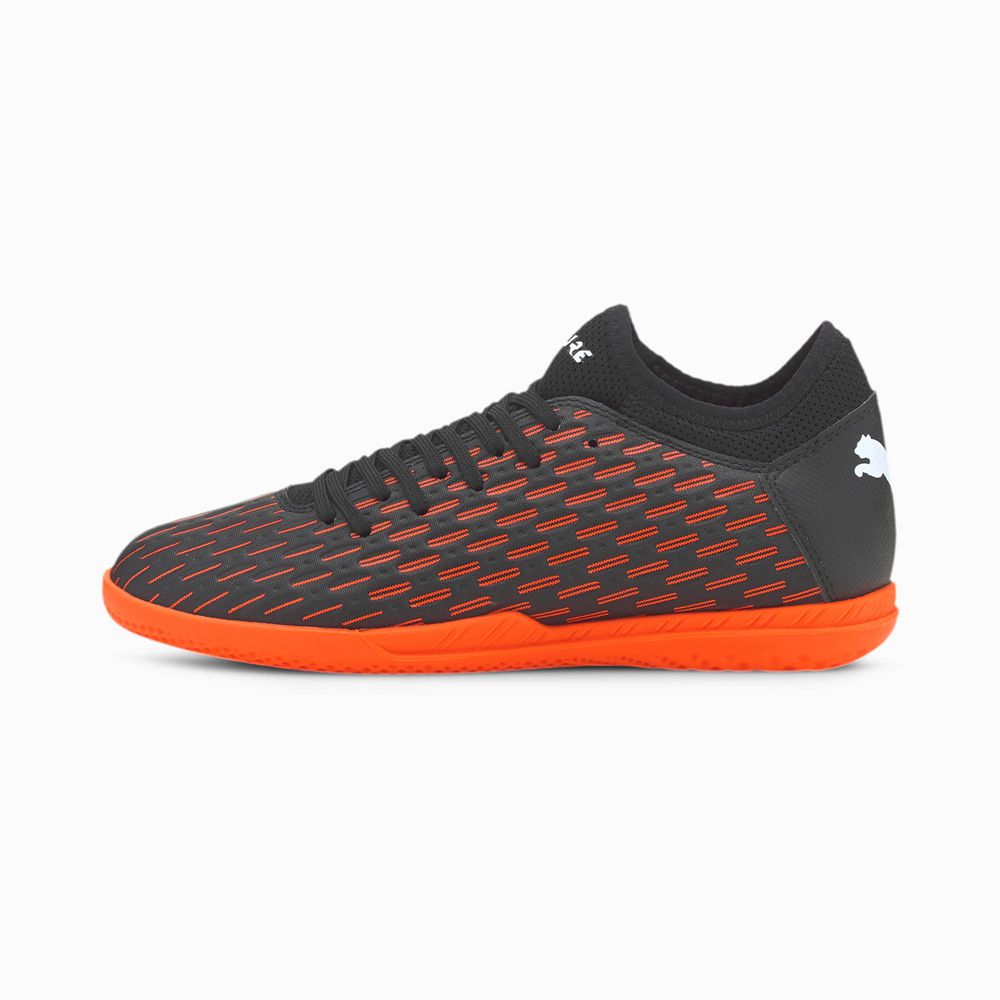 Puma FUTURE 6.4 IT Lány Focicipő - Fekete/Fehér/Narancssárga ( Hungary - UTYPS4087 )